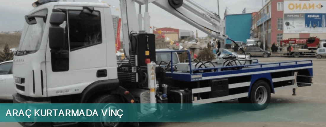 Torbalı İlçemi Araç Kurtarmada Vinç